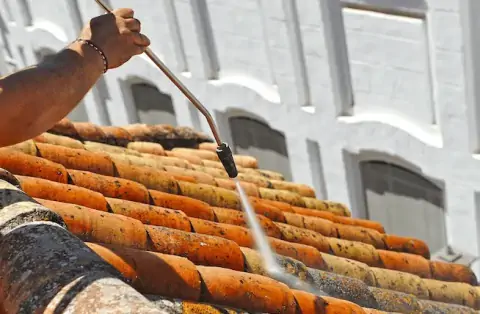 Nettoyage de toitures - Villefranche de Lonchat